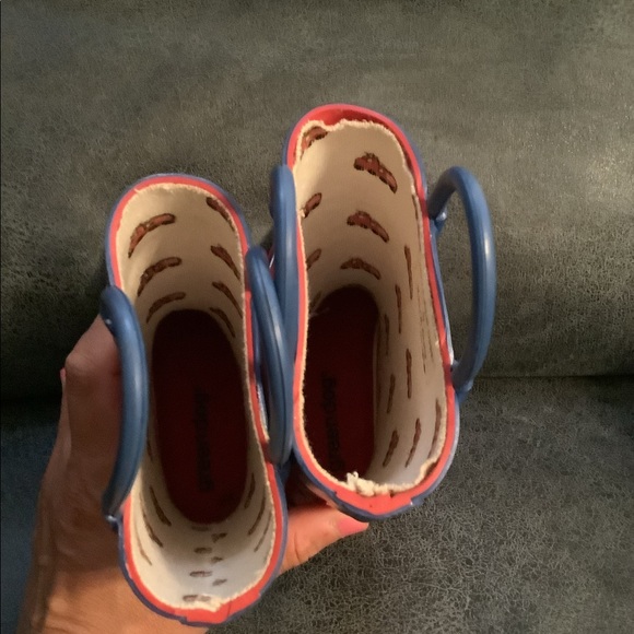 Rubber rain firefighter boots size 5 kids boys - Picture 8 of 14